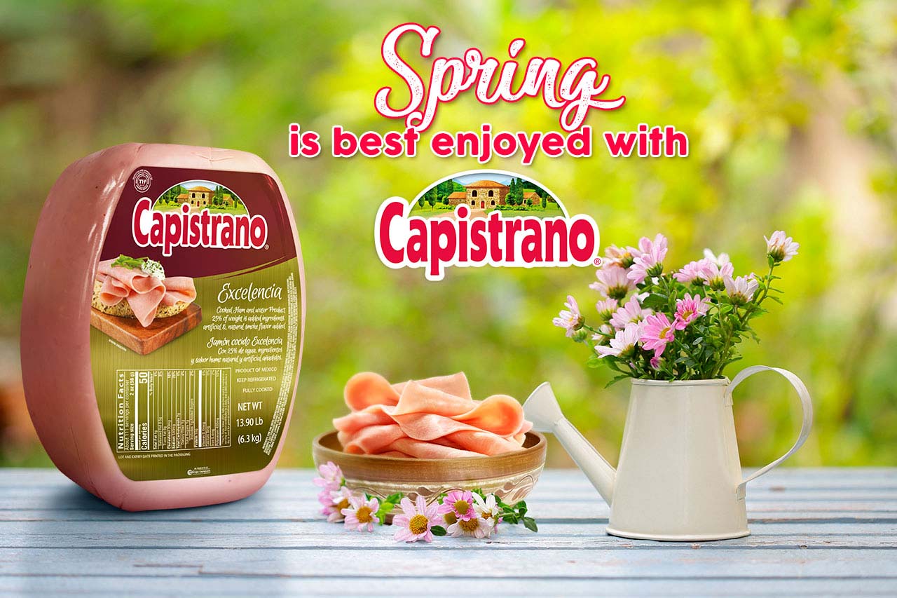 Enjoy The Spring Along Your Family With Recreational Activities And A Delicious Récipe With Capistrano Ham